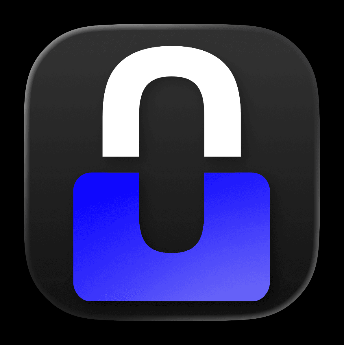 UBlock app icon: a padlock