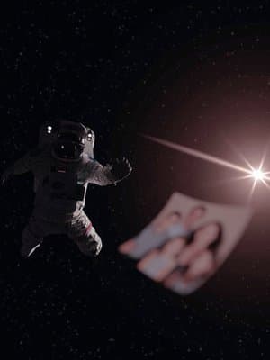A video thumbnail letterboxed in a square, black bars above and below
